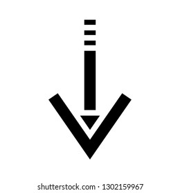 arrow down icon