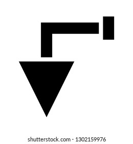 arrow down icon