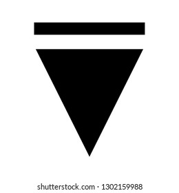 arrow down icon