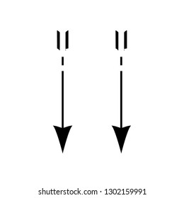arrow down icon