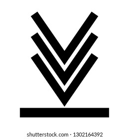 arrow down icon