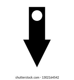 arrow down icon