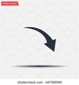 arrow down icon  