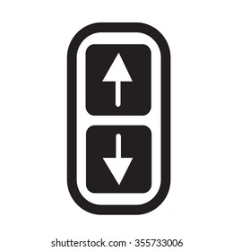 Arrow up and down icon Illustration symbol design