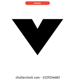 arrow down icon isolated sign symbol vector illustration - high quality black style vector icons
