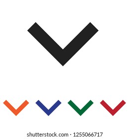 Arrow Down icon vector