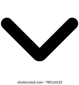 Arrow down icon - vector illustration