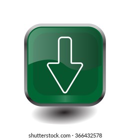 Arrow down line icon