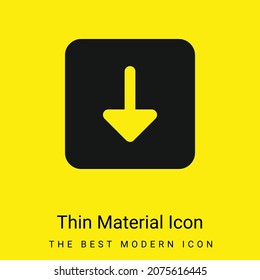 Icono de material amarillo brillante mínimo