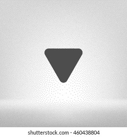 Arrow down stock vector icon illustration design