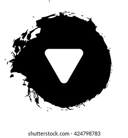 Arrow down vector icon