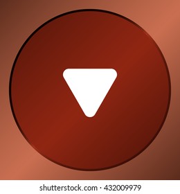 Arrow down vector icon
