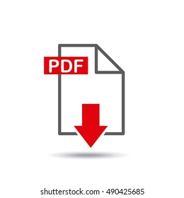 arrow download file icon vector illustration design
