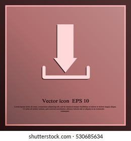 Arrow download icon