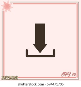 Arrow download icon