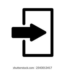 arrow download icon Download flat vector icon. install symbol. Download icon. Upload button. Load symbols.