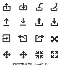 Arrow Download Upload Set