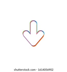 Arrow Downward -  App Icon
