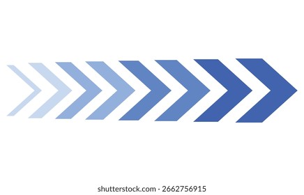 Flecha. flecha dinámica en movimiento que representa la velocidad, aceleración, Ilustración vectorial.
