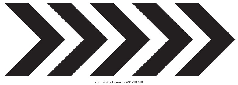 Símbolo dinámico de flecha. Velocidad, conjunto de símbolos de flechas rápidas. Flecha Elementos dinámicos. Ilustración vectorial. Icono de flecha. Establezca símbolos de flechas negras. Vector aislado en el fondo. Velocidad, conjunto de símbolos de flechas rápidas.