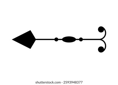 Arrow Elegant with a bold outlined design