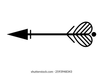 Arrow Elegant with a symmetric artistic style
