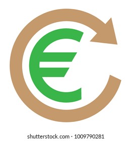 arrow ellipse  logo business