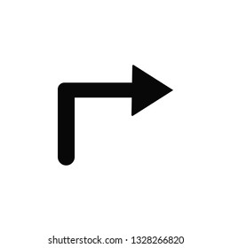 Arrow, enter, right, icon. Element of arrow for mobile concept and web apps illustration. Thin flat icon for website design and development, app development. Premium icon on white background