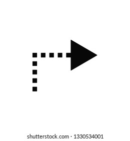 Arrow, enter, right, icon. Element of arrow for mobile concept and web apps illustration. Thin flat icon for website design and development, app development. Premium icon on white background