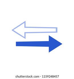 Arrow exchange icon