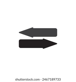 Arrow exchange icon vector illustration