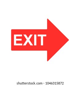 Arrow Exit Turn Left Sign Vector