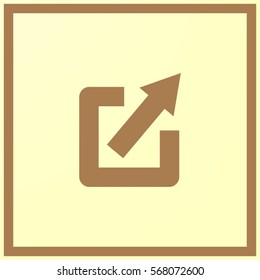 Arrow Expand Full screen Scale icon, vector illustration for web