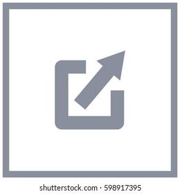 Arrow Expand Full screen Scale icon, vector illustration for web