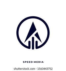 Arrow Fast Illustration Vector Template, Suitable for Creative Industry, Multimedia, entertainment, Educations, Shop, and any related business