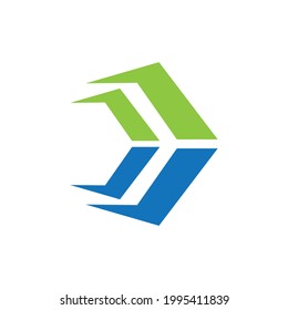 Arrow faster logo  images illustration design