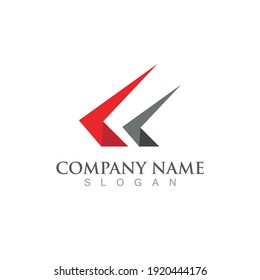 Arrow Faster logo vector illustration icon Logo Template design