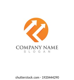 Pfeil Schnelleres Logo, Vektorgrafik-Symbol Logo Logo Vorlage Design