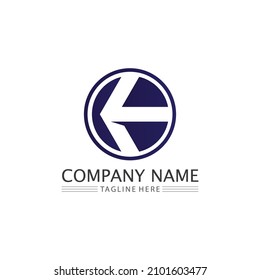 Arrow and faster vector illustration icon Logo Template design