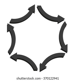 arrow flat design
