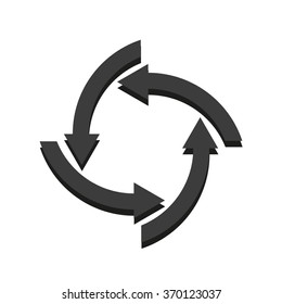 arrow flat design