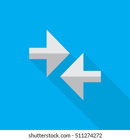 arrow flat icon illustration isolated vector sign symbol