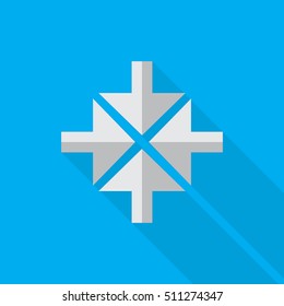 arrow flat icon illustration isolated vector sign symbol