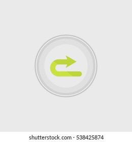 arrow flat icon illustration isolated vector sign symbol