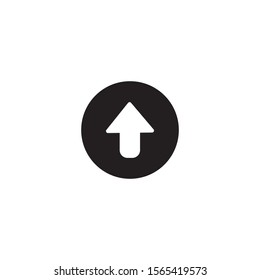 up arrow flat icon illustration- vector