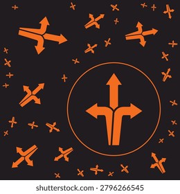 Arrow Flexibility trendy vector illustration in flat style cute background.eps