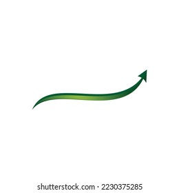 Arrow flow logo icon template