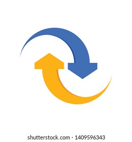 Arrow Flow Symbol Connection Symbol Design