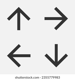 arrow forward backward upward downward icon