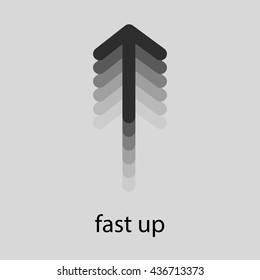 Arrow forward. Fast Arrow sign. Vector illustration